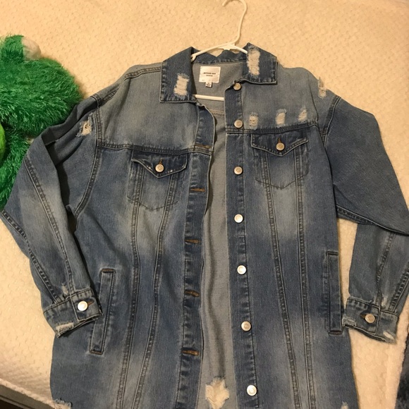 Oversized jean jacket - Picture 2 of 4